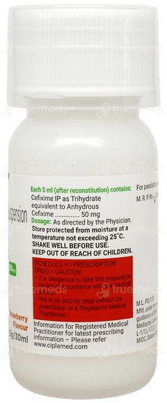 Ziprax 50mg Strawberry Flavour Dry Syrup 30ml Ziprax 50mg Strawberry Flavour Dry Syrup 30ml